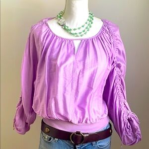 Maeve silk Lavender Women's Top